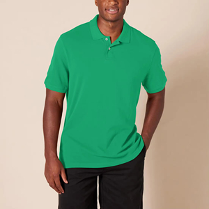 Polo pour hommes en polyester et coton, uni, vierge, prix usine, avec logo personnalisé imprimé, grandes tailles, polos personnalisés - Product Image 4