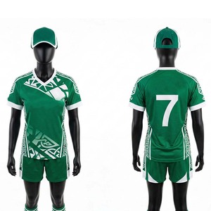 Camisetas Deportivas Australianas Unisex de Manga Corta con Cuello Redondo y Estampado Personalizado a Todo Color, Diseño de Gallo de Rugby - Product Image 6