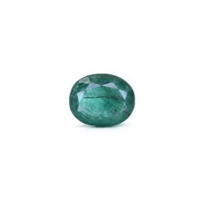 Natural Zambian Emerald 4.85 Carat Oval Cut Loose Gemstone for Fine Jewelry - Product Image 1