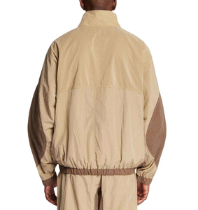 Windbreaker Set OEM Custom 3M Reflective Stripes Nylon Hooded Streetwear Tracksuit Mens Spring Thermal White Pipping <b>Strip</b> - Product Image 3