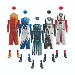 Uniformes de Baloncesto con Diseño Personalizado, Camisetas Sublimadas Reversibles, Lisas, al por Mayor - Product Image 3