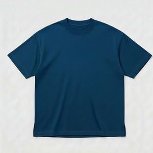Custom High Quality Men's T-Shirt Sleeve 100% Cotton 280GSM Heavyweight Oversized T-Shirt Oversized Streetwear <b>Tee</b> - Product Image 1