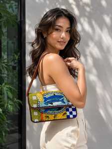 Designer Beaded Embroidery Shoulder <b>Handbag</b> <b>Unique</b> Handmade Fashion Purse for Women Wholesale - Product Image 4