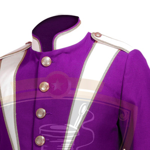 Veste d'uniforme de parade de fanfare de luxe en polyester et coton avec doublure intérieure en soie WOK Industries - Product Image 3