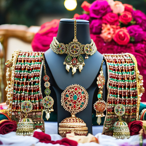 New Design Fancy Gold Plated Traditional Motipearl & Drop Kundan Studded Choker Necklace <b>Set</b> & <b>Jewellery</b> <b>Set</b> for Woman and <b>Girl</b> - Product Image 1