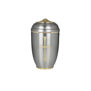 Premium Modern Metal Cremation Urns for Ashes Handmade Customized Capacity Tabletop <b>Vase</b> Large Size Prices - Product Image 1