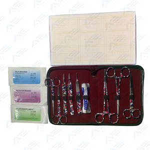 Heridas precortadas para estudiantes de medicina, estudiantes de medicina, práctica quirúrgica, Kit de sutura para estudiantes, instrumento médico - Product Image 1