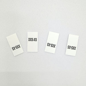 Custom Back Neck Size Labels XS to XXXL | Adhesive Tags for Clothing & Fabric | Easy Stick-On and Removal for Apparel Use - Product Image 4