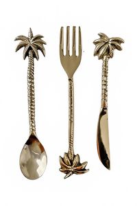 Cuillères à café Golden Branch Design avec finition miroir, compatibles lave-vaisselle, ensemble de couverts vintage pour mariage, vente chaude - Product Image 5