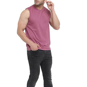 Men's Sleeveless Workout <b>Shirts</b> Gym Stringer Cap Pocket Sports Bodybuilding Muscle T-<b>Shirt</b> 100% Cotton Quick Dry Breathable - Product Image 4