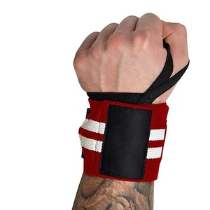 Bandes de maintien pour poignets antidérapantes, respirantes, élastiques, à double bande, avec boucles pour le pouce, style sportif, sangle de gym pour l'entraînement, la musculation et l'haltérophilie - Product Image 3