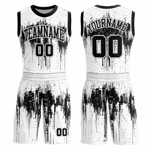 Customized Sublimated 100% Polyester Basketball Uniform Set Custom Printed Jersey <b>Shorts</b> Quick Dry Sportswear Custom Logo Colors - Product Image 1