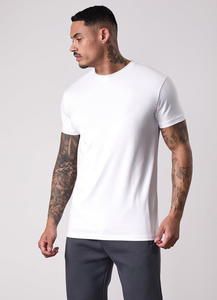Custom Double-<b>Yarn</b> <b>100</b>% Cotton Short-Sleeve Unisex T-Shirt Heavyweight Streetwear Crew Neck Fashion T-shirt Men - Product Image 6