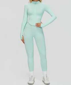 High Waist Full Length Solid Knitted Stretch Breathable Eco-Friendly Lightweight Women's Leggings with <b>Tummy</b> <b>Control</b> Shapewear - Product Image 6