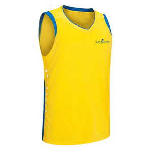 Ensemble de maillots de volley-ball pour femmes, impression par sublimation, sans manches, tissu respirant - Product Image 4