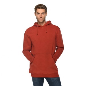 Sweat à capuche uni en molleton de coton biologique pour hommes avec logo personnalisé OEM de haute qualité avec dernier design 2022. - Product Image 5