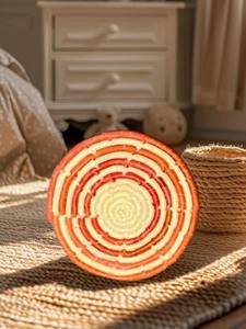 Posavasos de ratán colorido estilo vintage para mesas de café, uso diario en el hogar, mini centros de mesa y manteles para picnic, de la India - Product Image 5