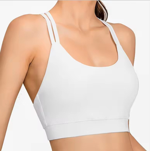 Soutien-gorge de sport ajustable en nylon et élasthanne de haute qualité pour femmes, idéal pour le fitness, le yoga et la gym - Product Image 4