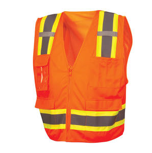 Chaleco de Seguridad Industrial Resistente y Transpirable para Hombre, con Múltiples Bolsillos, Tela de Malla, Tiras Reflectantes de Alta Visibilidad para Seguridad Diaria - Product Image 2