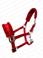 Vente en gros de licou de cheval en nylon entièrement réglable de qualité supérieure avec rembourrage en polaire confortable