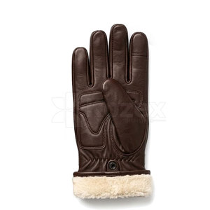 Gants d'hiver en cuir pour homme, écologiques et légers, doublés de laine, pour le sport, le travail en extérieur, la conduite et l'usage quotidien - Product Image 3