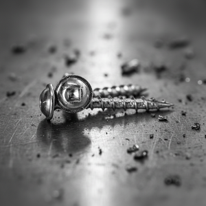 Vis à bois à tête cylindrique métrique/pouce, autotaraudeuse, à empreinte Phillips/Pozi, en acier au carbone/inoxydable, zinguée/nickelée, à filetage grossier - Product Image 1