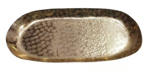 Bandeja Redonda de Metal con Acabado Rústico Antiguo, Plato Decorativo para Servir en el Hogar, Hotel, Restaurante, Catering, Exhibición en Mesa - Product Image 5