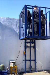 1000 किलो लिफ्ट प्लेटफॉर्म छोटे आदमी ने फैक्ट्री के लिए हाइड्रोलिक कार्गो लिफ्ट उठाया - Product Image 2