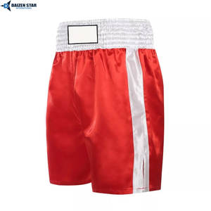 Pantalones Cortos Profesionales Ligeros para Hombre de MMA, Tejido Sólido, Cintura Alta con Cordón Ajustable, Transpirables y de Secado Rápido - Product Image 2