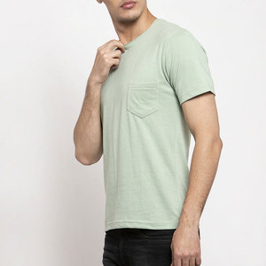 เสื้อยืดผู้ชายราคาโรงงาน ผ้าฝ้าย 100% ผ่านการซักล่วงหน้า สีไม่ตก ตะเข็บทนทานสำหรับการใช้งานระยะยาว คอกลม แห้งเร็ว - Product Image 5