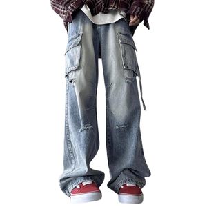 <b>Men</b>’s Loose <b>Baggy</b> Pants Casual <b>Trousers</b> Wide Leg Relaxed Fit Design with Comfortable Waist for Daily Wear Travel and Streetwear - Product Image 6
