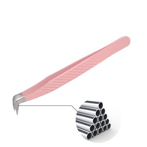 Pinces à cils de haute qualité, or et rose, emballage personnalisé, étiquette privée, pinces à cils pour extensions de cils - Product Image 5