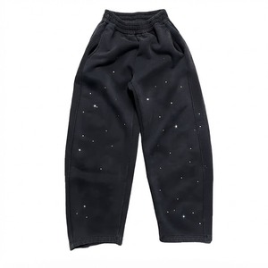Pantalones Deportivos de Pana para Hombre con Logotipo Personalizado, Cintura Elástica con Cordón, Casuales, Transpirables, con Franja Lateral, Estilo Holgado, para Otoño - Product Image 2