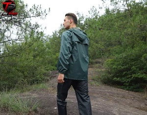 Chaqueta Impermeable para Hombre, Ligera, Transpirable, con Capucha, de Secado Rápido, Resistente al Viento, para Senderismo al Aire Libre, de Nailon, para Otoño - Product Image 6