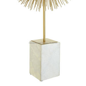 Soporte de bloque de hoja de oro personalizado, escultura de hierro, escritorio de oficina en casa, mesa de salón, artículo de regalo decorativo, diseño de modelo personalizado único - Product Image 4