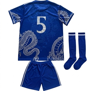 Camiseta de Fútbol Personalizada de Una Pieza con Nombre y Número Personalizados, Uniforme de Equipo de Secado Rápido, Camiseta de Fútbol de Manga Corta para Verano - Product Image 2
