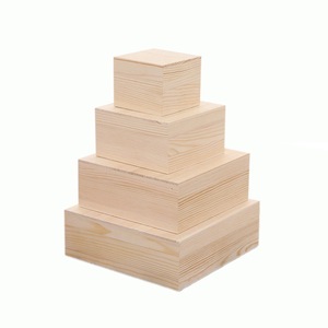 Eco-Friendly Rectangle <b>Wooden</b> <b>Box</b> for Jewelry Gift Storage-Soft Interior for Delicate Items Christmas Chinese New Year Tabletop - Product Image 4