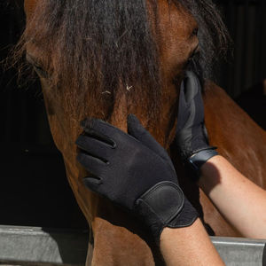 Gants d'équitation en cuir sur mesure faciles à porter pour hommes - Durables, antidérapants et imperméables, logo, couleur et taille personnalisés - Product Image 6