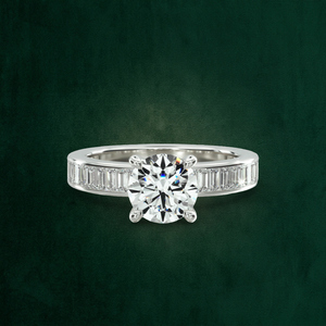 Bague en or massif 18 carats avec halo d'aurore en forme de poire - Diamant VS1/VVS1 Pt950 - Cadeau d'anniversaire - Product Image 3