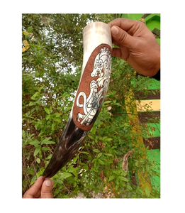 Haute qualité d'inspiration médiévale Viking bière corne à boire tasse Style animal cadeau de Noël et de la fête des mères - Product Image 6