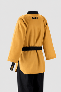 Conjunto Profesional de Taekwondo Gi con Cuello Cruzado, Ligero y Duradero, Dobok de Entrenamiento con Logotipo Frontal y Pantalones Cortos para Hombre y Mujer - Product Image 4