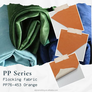 Manufacture Rayon Pile Woven Backing Pigpell Flocking Cloth 54" 70Y Jewelry Packaging PP76-453 Orange - Product Image 2
