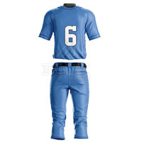 Vente directe d'usine, uniforme de baseball respirant et à séchage rapide, personnalisé pour les matchs des écoles, des collèges et des clubs, toutes tailles, 100% polyester