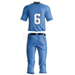 Venta Directa de Fábrica, Uniforme de Béisbol Transpirable Personalizado para Escuelas, Universidades o Clubes, en Todas las Tallas, 100% Poliéster - Product Image 2