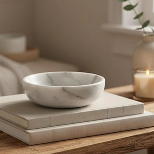 High On Demand Marble Serving Bowl for Salad Fruit Nuts Dry Fruits and Contemporary Home Decor Available At Export Price - Product Image 6