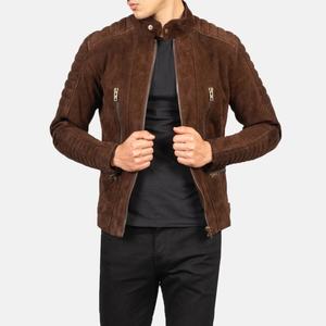 Proveedor de Chaquetas de Cuero Genuino para Hombre, Chaqueta de Motocicleta de Cuero Real, Venta al por Mayor, Personalización OEM, Chaqueta de Cuero de Moda para Invierno - Product Image 3