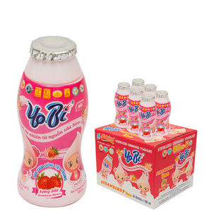 Boisson aromatisée à la fraise YoBi, bouteille de 330 ml, emballage rose, boisson gazeuse réfrigérée - Product Image 3