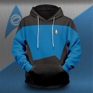 New Star Falle Star Trek Loose Kids Adultos Sudadera con capucha de manga larga Streetwear Cosplay Sudadera Sudaderas con capucha Top Coat Pullover con capucha- - Product Image 6