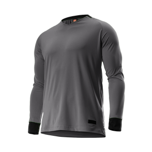 Camiseta Deportiva de Manga Larga para Hombre, 100% Algodón, Antiarrugas, Transpirable, Informal, para Verano, Venta al Por Mayor - Product Image 5
