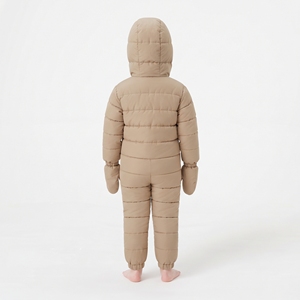 Mono de Nieve con Capucha para Bebé Niño, Marca Hawk Eye, Aislante Sintético, Resistente al Viento, Cierre de Cremallera, Color Beige, para Bebés y Niños Pequeños - Product Image 2